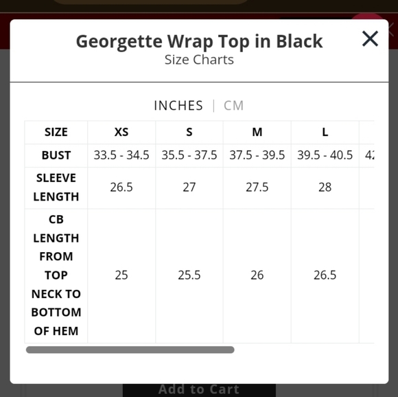 Backlot Georgette Wrap Top in Black - Picture 2 of 15